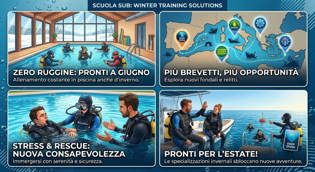 Prepararsi all'estate subacquea